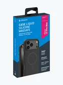 Чехол iPhone 17 Pro Max Deppa Liquid Silicone Magsafe (черный)