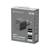СЗУ Breaking P-09, USB-C, GaN 25W, 3.0A (Черный)
