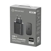 СЗУ Breaking WC16, USB-C, PD 45W, 3.0A (Черный)