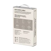 Кабель AUX Breaking (3,5x3,5) силиконовый 1м (Черный)