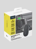 Авт. держатель Deppa Mage Safe Flat Qi магнитный, черный, 55203