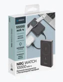 Внешний АКБ 10000 mAh NRG Watch, MagSafe, 15Вт, Deppa, серый, 33707