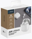 Bluetooth стереогарнитура Deppa Air Urban,TWS, BT 5.3, 320 мАч, белая