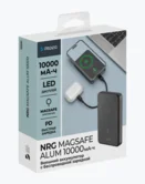 Внешний АКБ NRG MageSafe Alum 10000 мА-ч, 15Вт QI, серый, Deppa