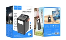 Внешний аккумулятор Power Bank 100000 mAh Hoco J142, черный