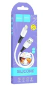 Кабель Hoco X82 Lightning - USB белый, 1м