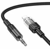 AUX Hoco UPA27 Lightning - 3.5мм, 1м, черный