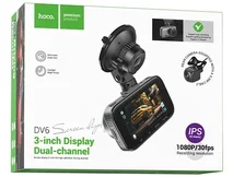 Видеорегистратор Hoco DV6 с дисплеем + камера заднего вида