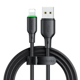 Кабель McDodo CA-4741 Lightning - USB 3A черный, Led Indicator 1,2м