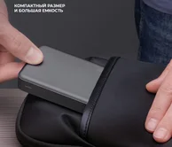 Внешний АКБ 20000 mAh NRG Turbo S Deppa, 20W, графит