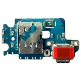 Шлейф Samsung S921B S24 на сист разъем + sim + мик (плата) 1кл