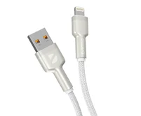 Кабель Deppa Elite Lightning - USB белый, 1м