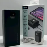 Внешний АКБ Deppa NRG Turbo V4 50000 mAh, дисплей, черный