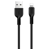 Кабель Hoco X20 Lightning - USB черный, 2м