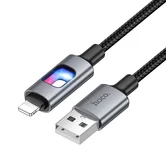 Кабель Hoco U144 Lightning - USB черный, 1,2м