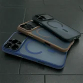 Чехол iPhone 16 Pro Max Njoyny N76 Mate Case (золотой)