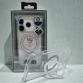 Чехол iPhone 17 Pro Njoyny N154 Ring MagSafe (прозрачный)