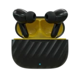 Bluetooth стереогарнитура More Choice БВ37 TWS, черный желтый