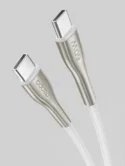 Кабель Deppa Apollo Type-C - Type-C 60W, белый, 1м