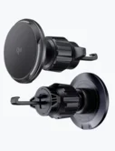 Авт. держатель Deppa MageSafe QI2 Flex, магнитный, черный, 55212