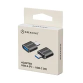 OTG Breaking, USB-A - USB-C, (Черный)