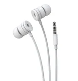 Стереогарнитура Breaking E17 вакуумные, Jack 3.5 мм, 1,2м (Белый)