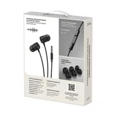 Стереогарнитура Breaking E17 вакуумные, Jack 3.5 мм, 1,2м (Черный)