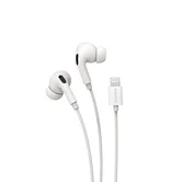 Стереогарнитура Breaking LT18 вакуумные, Lightning, 1,2м (Белый)