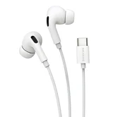 Стереогарнитура Breaking TC18 вакуумные, USB-C, 1,2м (Белый)