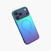 Чехол iPhone 17 Pro KEEPHONE RAINBOW (синий)