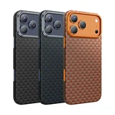 Чехол iPhone 17 Pro KEEPHONE Kevlar Paris (синий)