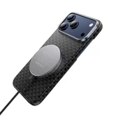 Чехол iPhone 17 Pro KEEPHONE Kevlar Paris (черный)