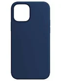 Чехол iPhone 17 Pro Max Silicon case (без logo), черно-синий