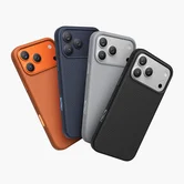 Чехол iPhone 17 Pro Max KEEPHONE LYCUCCI MagSafe Leather case, черный