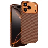 Чехол iPhone 17 Pro Max KEEPHONE Kevlar Diago (оранжевый)