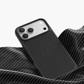 Чехол iPhone 17 Pro KEEPHONE Kevilar COMBAT MagSafe, черный