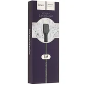 Кабель Hoco X20 Lightning - USB черный, 1м