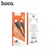 Кабель Hoco X88 Type-C - Type-C 60W черный, 1м