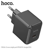 СЗУ-1USB-C Hoco CS13A, 20W, черный