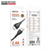 Кабель Borofone BX121 Lightning - USB черный, 1м