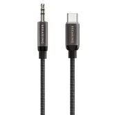AUX Breaking Graphite Type-C - 3.5мм, 1м, черный