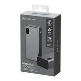Внешний аккумулятор Breaking Metallica, USB-A + 2USB-C, 30 000 mAh, 22,5W, PD, QC 3.0, LED