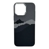 Чехол iPhone 14 Pro FreeAir MagSafe (Черные горы)