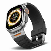 Ремешок Watch Series 42/44/45/46/49 mm NOMAD силикон, черный