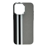 Чехол iPhone 14 FreeAir MagSafe (Бежевый полоска)