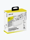 Bluetooth стереогарнитура Axxa AB-07, TWS, BT6.0, 250mAh, белая