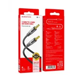 AUX Borofone BL19 3.5мм - 3.5мм, 1м, черный