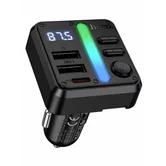 FM Modulator Hoco E85 Bluetooth, QC, 38W черный