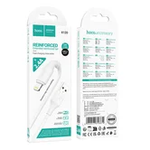 Кабель Hoco X120 Lightning - USB белый, 1м