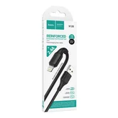 Кабель Hoco X120 Lightning - USB черный, 1м